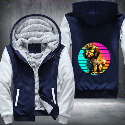 Lovable Dog Fleece Hoodies Jacket