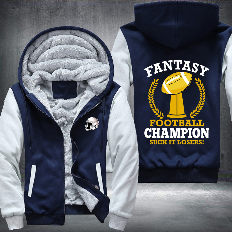 Fantasy Football Champion Fleece Hoodies Jacket