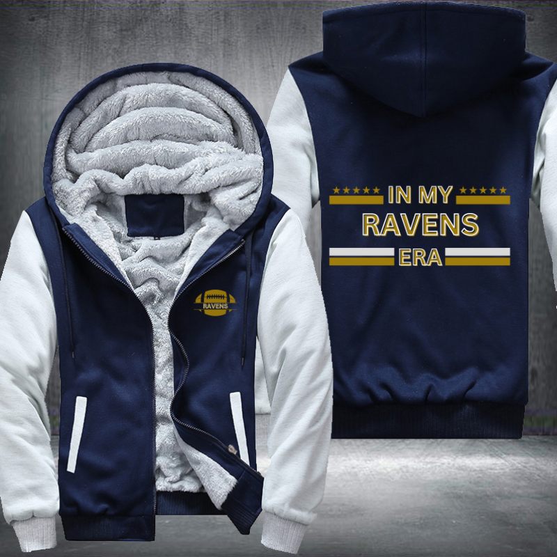 In My Football Era Game Day Ravens Fleece Hoodies Jacket