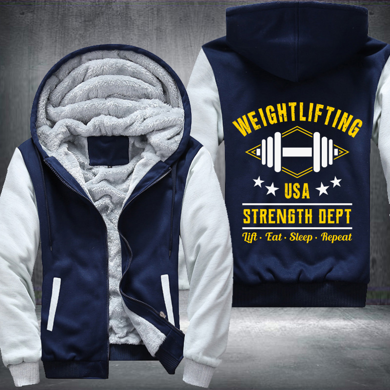 Weightlifting USA Strength Dept Fleece Hoodies Jacket