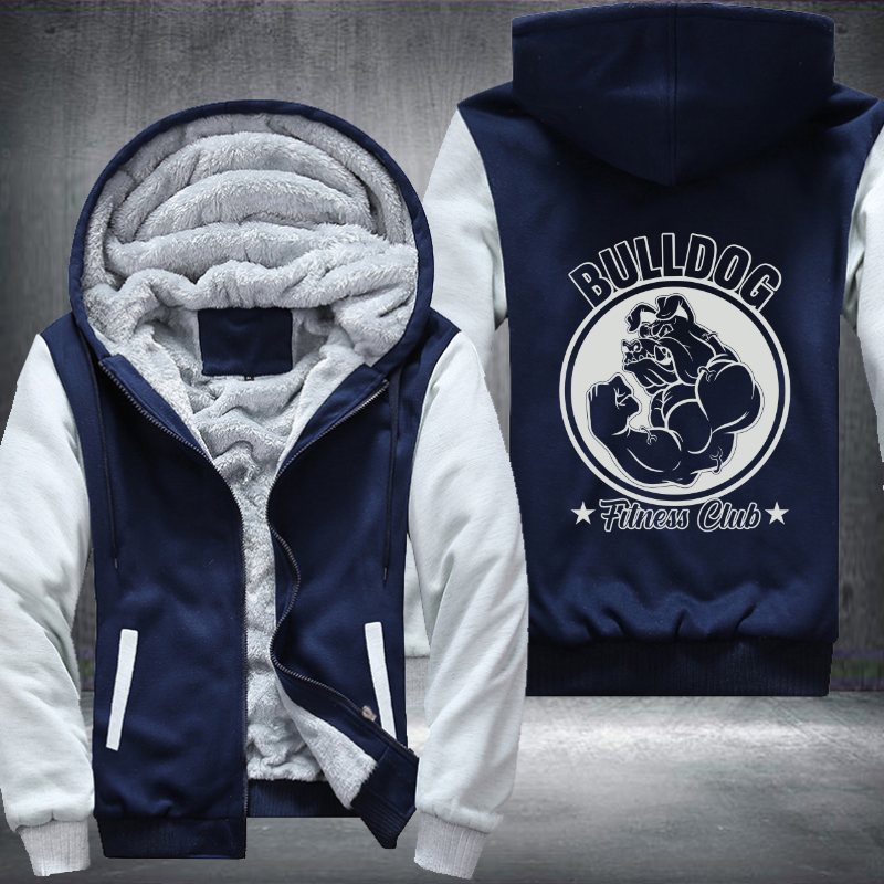 Bulldog Fitness Club Fleece Hoodies Jacket
