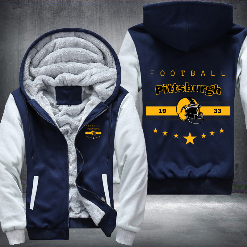 Vintage Football Pittsburgh 1933 Fleece Hoodies Jacket