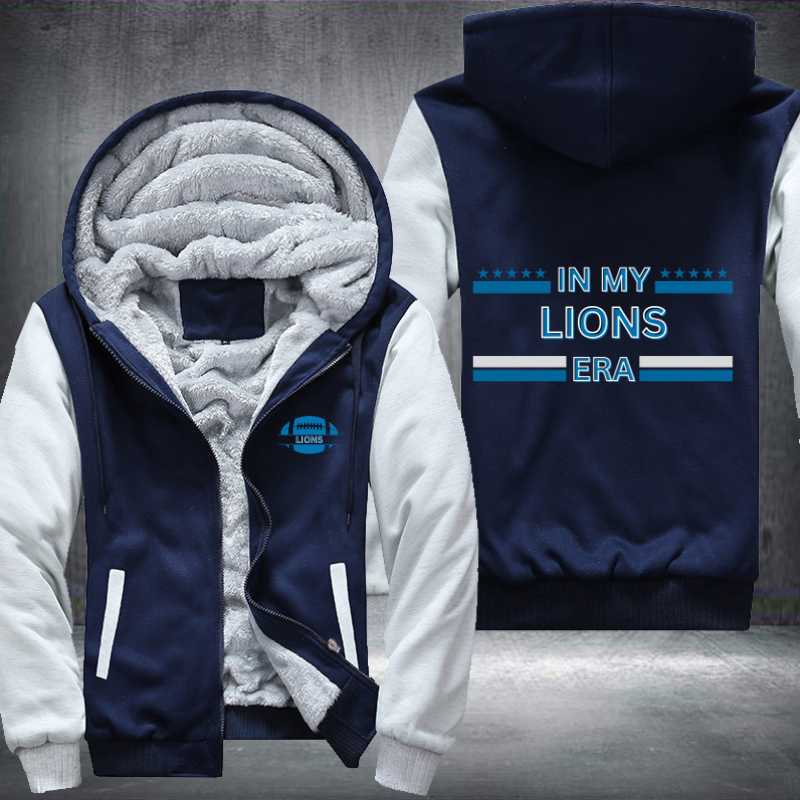 In My Football Era Game Day Lions Fleece Hoodies Jacket