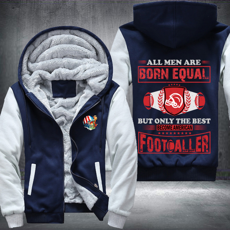 All men born equal American Fleece Hoodies Jacket