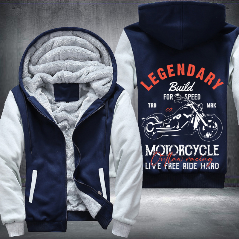 Legendary Build For Speed Fleece Hoodies Jacket
