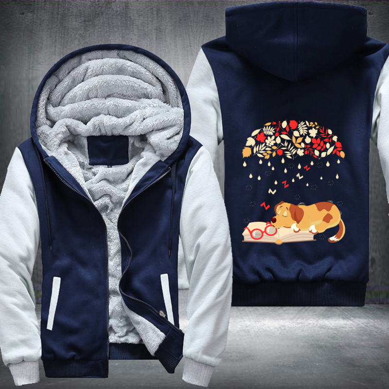 Sleep Dog Fleece Hoodies Jacket