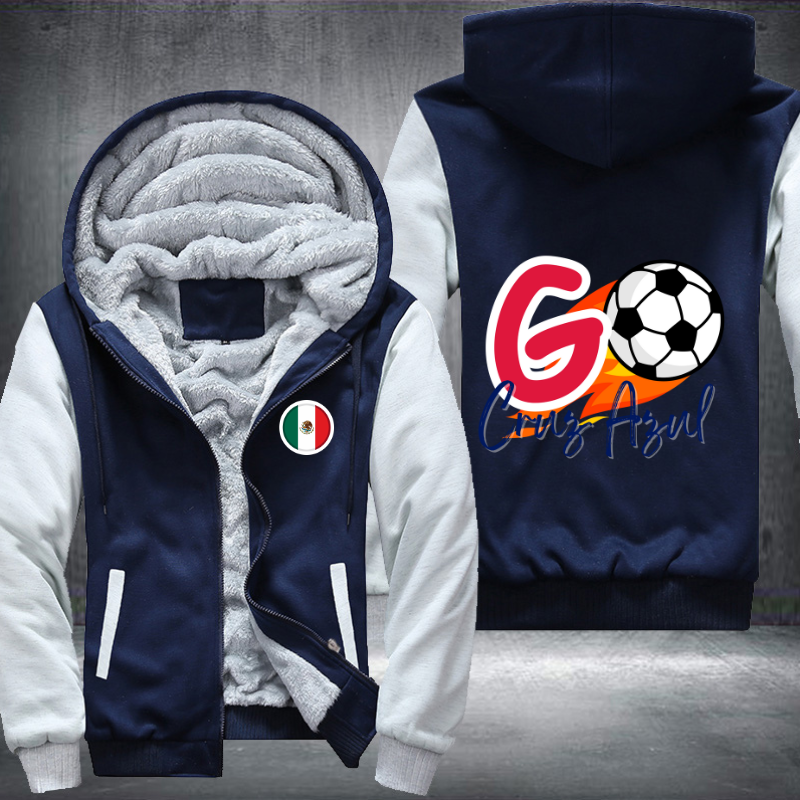 Soccer Go Cruz Azul Fleece Hoodies Jacket