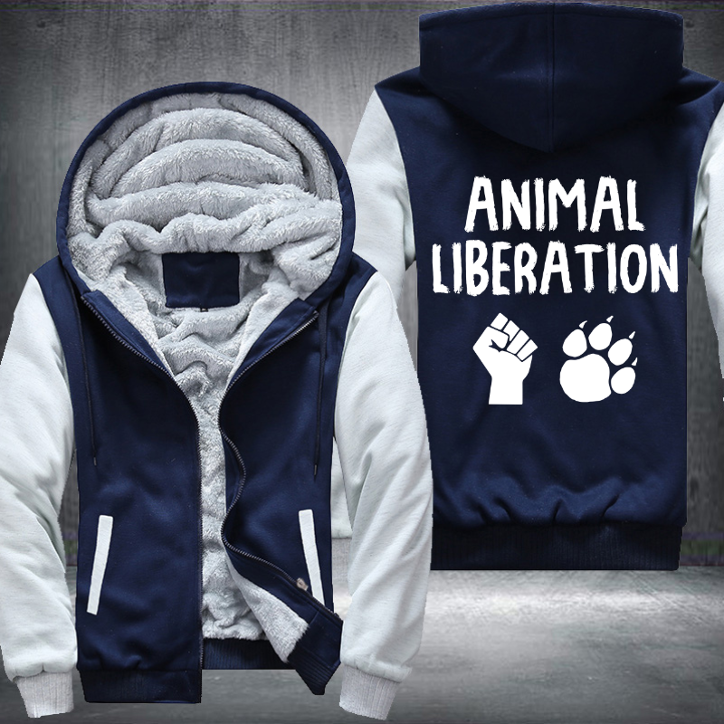 Animal Liberation Fleece Hoodies Jacket