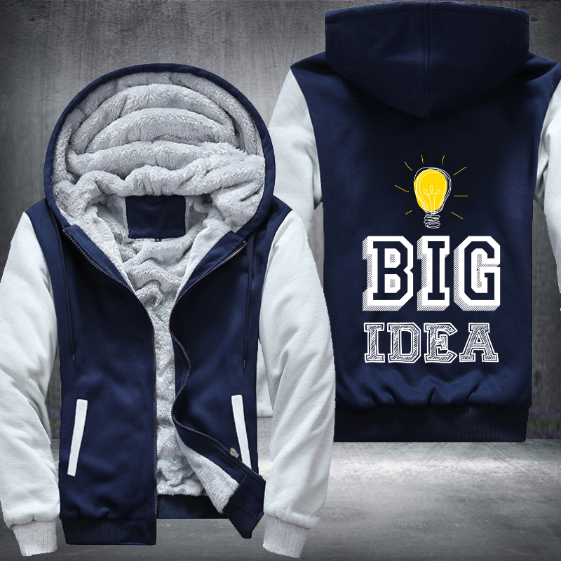 Big Idea Fleece Hoodies Jacket