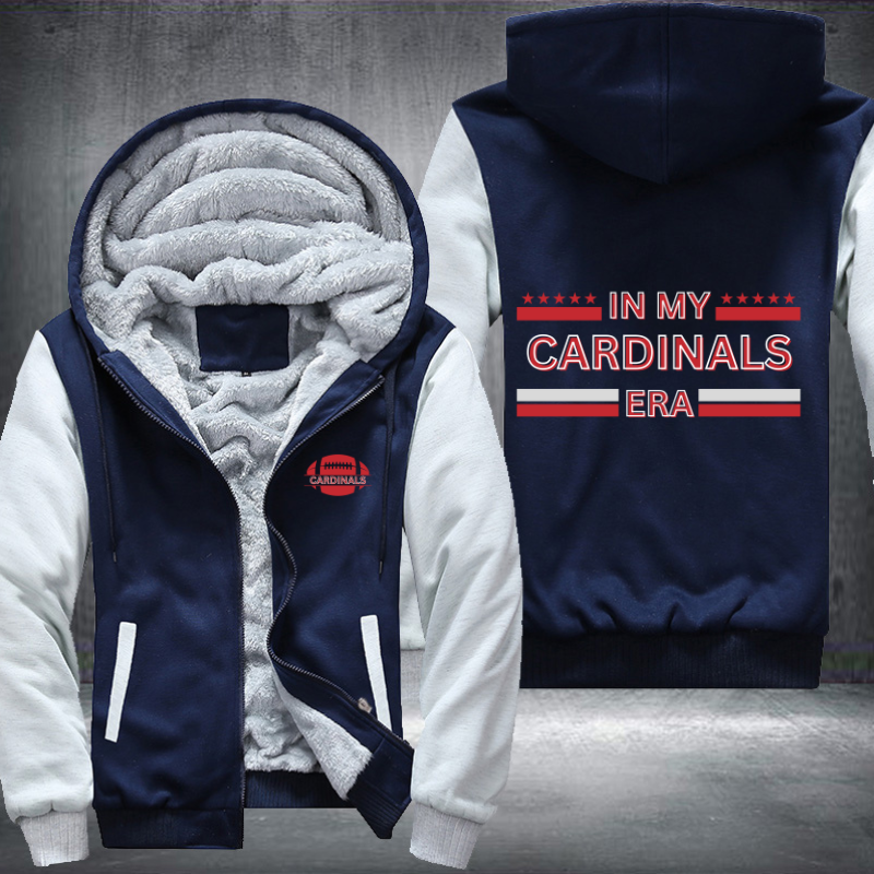 In My Football Era Game Day Cardinals Fleece Hoodies Jacket