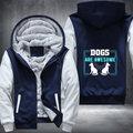 DOGS ARE AWESOME Fleece Hoodies Jacket