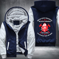 United States Firefighter We Run Towards The Flames Fleece Hoodies Jacket