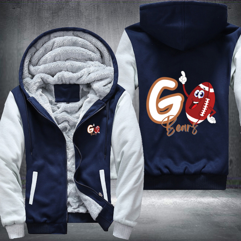 Go Bears Fleece Hoodies Jacket