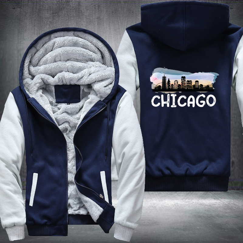 Chicago Fleece Hoodies Jacket