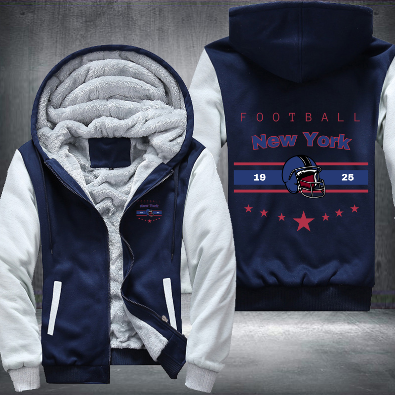 Vintage Football New York 1925 Fleece Hoodies Jacket