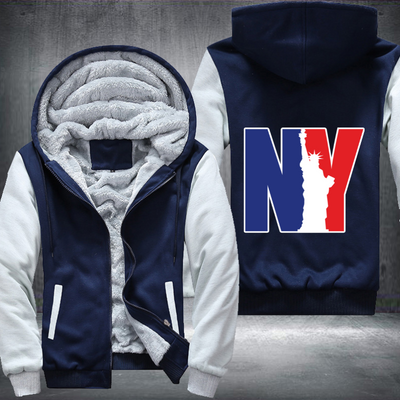 NY Fleece Hoodies Jacket