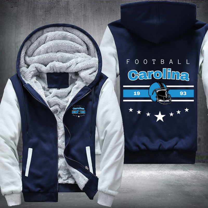 Vintage Football Carolina 1993 Fleece Hoodies Jacket