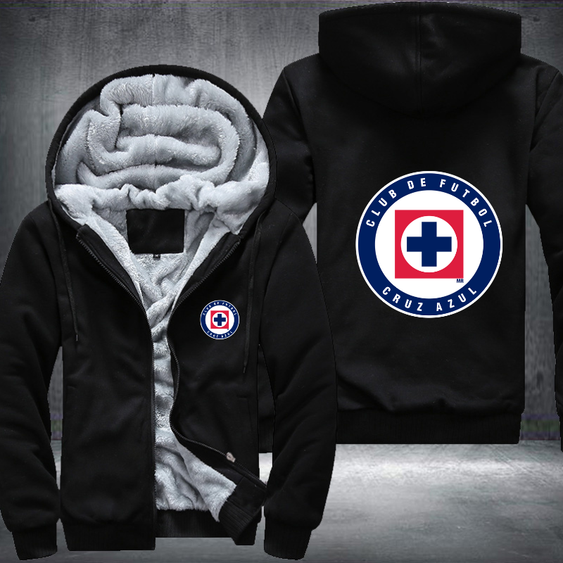 Cruz Azul Football Fleece Hoodies Jacket