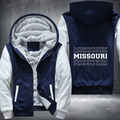 Patriotic USA State Missouri Fleece Hoodies Jacket