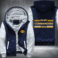 In My Football Era Game Day Commanders Fleece Hoodies Jacket