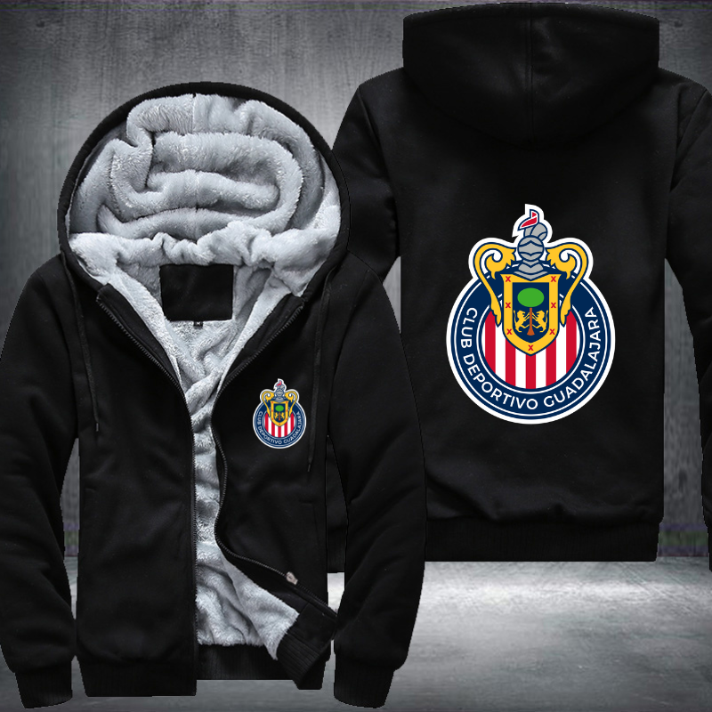 Guadalajara CD Football Fleece Hoodies Jacket