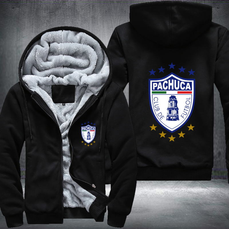 Pachuca Tuzos Football Fleece Hoodies Jacket