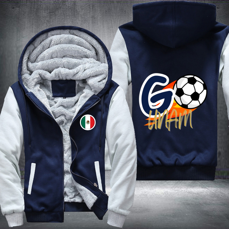 Soccer Go UNAM Fleece Hoodies Jacket