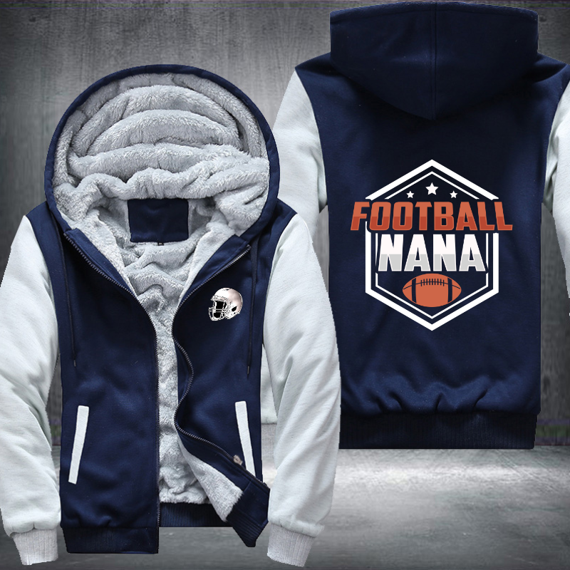 Football Nana Fleece Hoodies Jacket