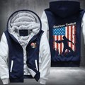 American Football Flag Fleece Hoodies Jacket