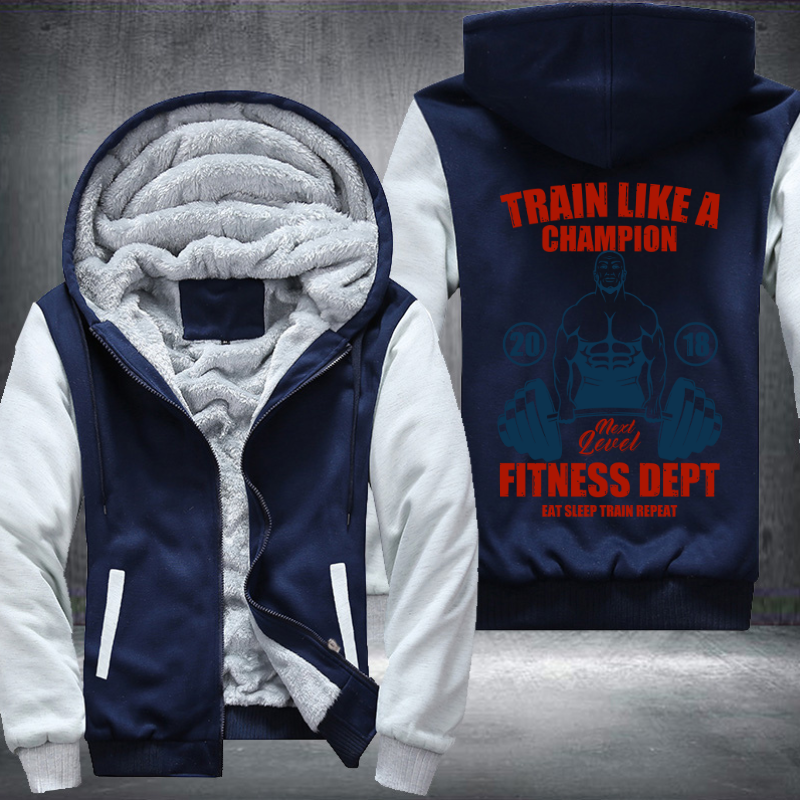 Train Like A Champion Fleece Hoodies Jacket