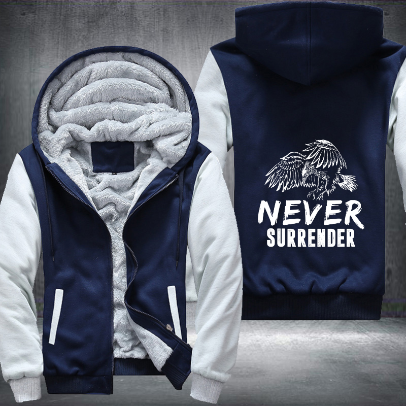 Never Surrender Fleece Hoodies Jacket