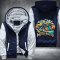 Moto Auuto Fleece Hoodies Jacket