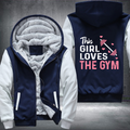 This Girl Loves The GYM Fleece Hoodies Jacket