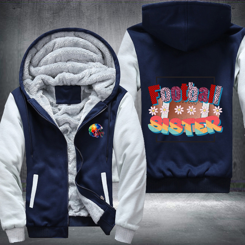 Football Sister Fleece Hoodies Jacket