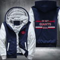 In My Football Era Game Day Giants Fleece Hoodies Jacket