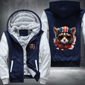 Animal Hiphop Graphic Funny Fleece Hoodies Jacket