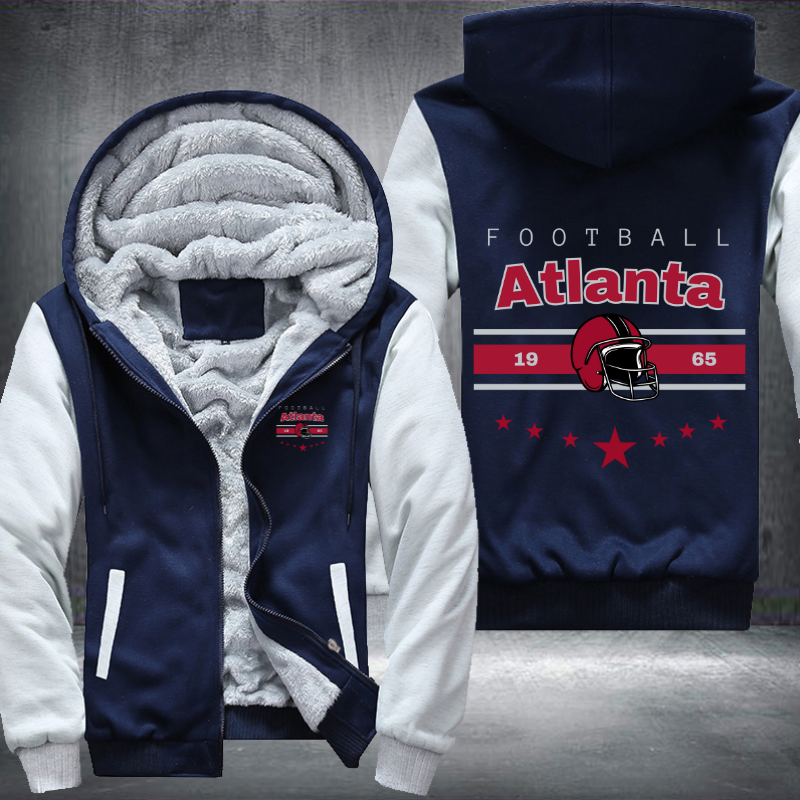 Vintage Football Atlanta 1965 Fleece Hoodies Jacket