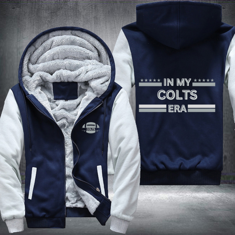 In My Football Era Game Day Colts Fleece Hoodies Jacket