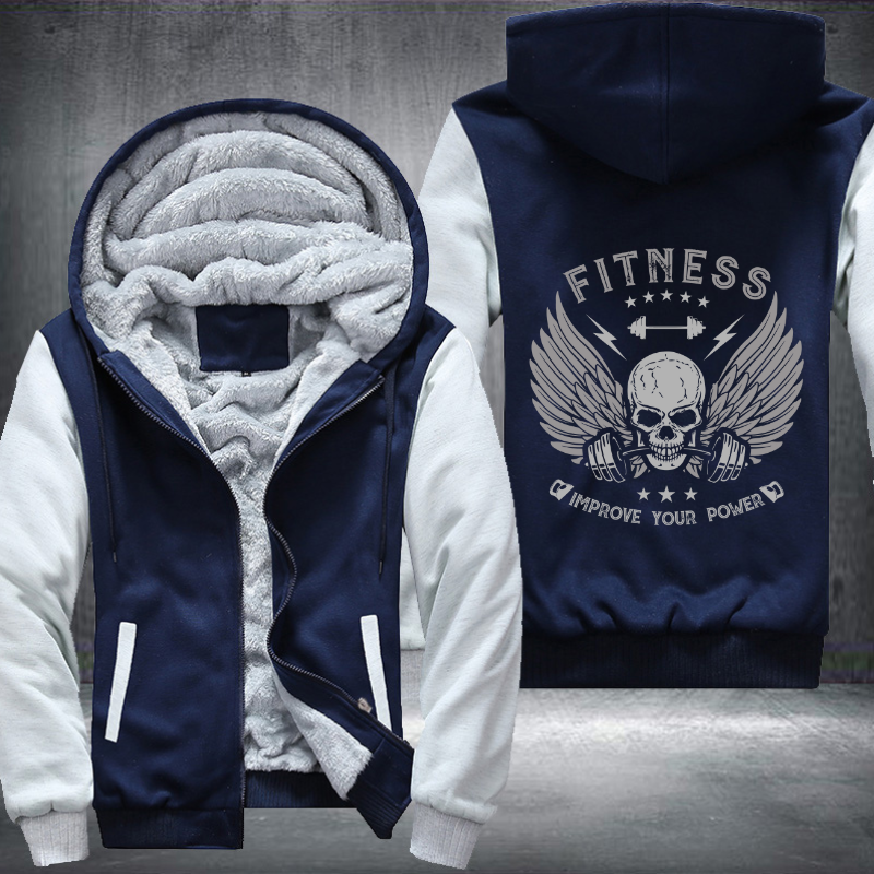 Fitness Improve Your Power Fleece Hoodies Jacket