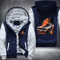 Car USA Iconic Charger RT 1968 Fleece Hoodies Jacket