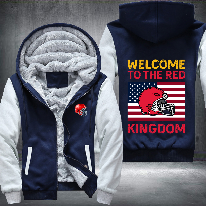 Welcome To The Red Kingdom Fleece Hoodies Jacket