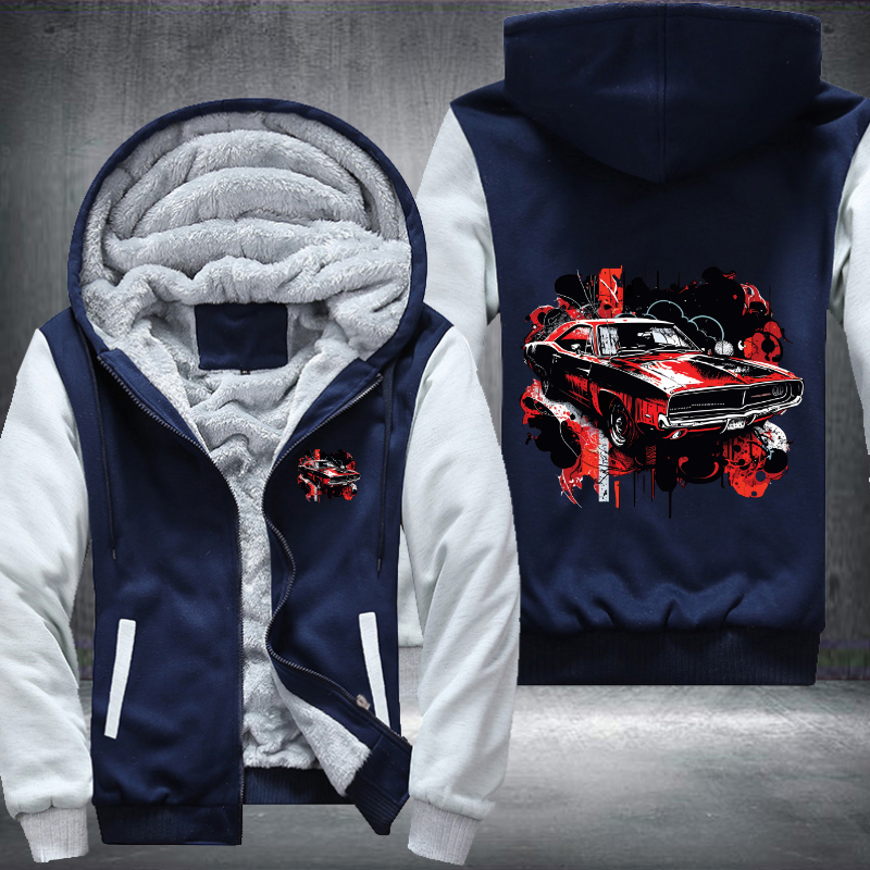 1968 Charger RT Fleece Hoodies Jacket