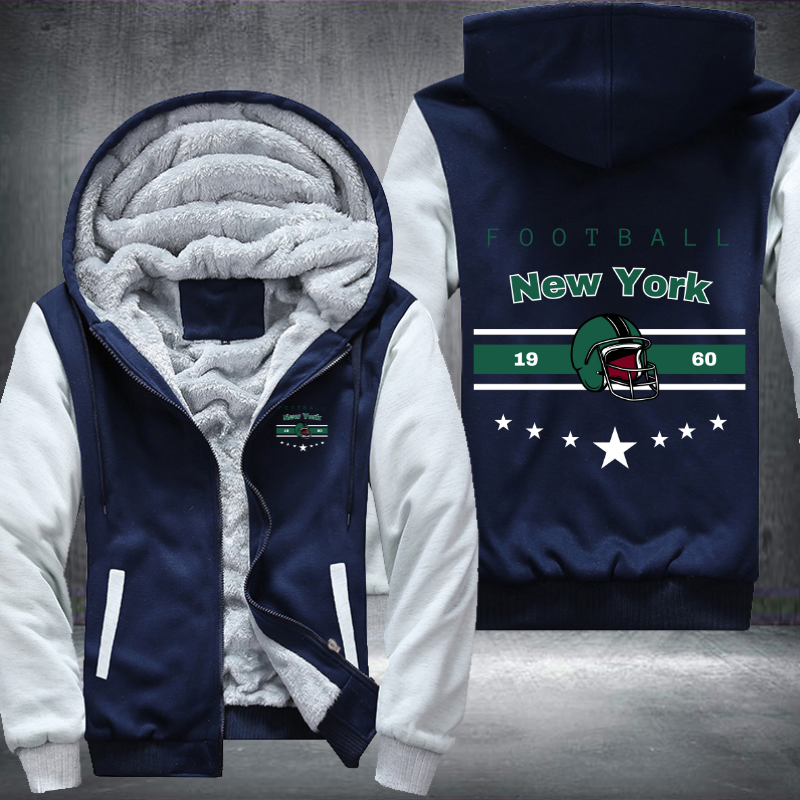 Vintage Football New York 1960 Fleece Hoodies Jacket