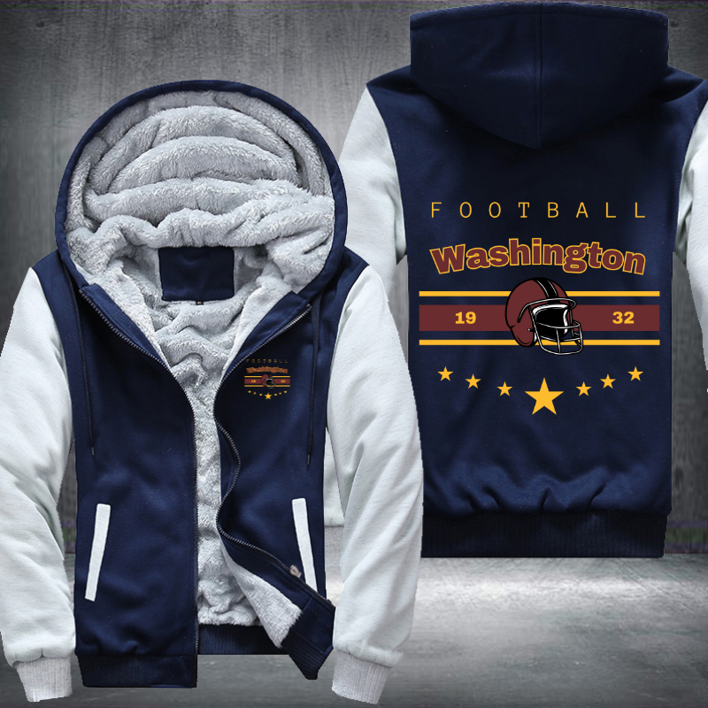 Vintage Football Washington 1932 Fleece Hoodies Jacket