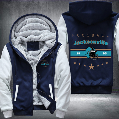 Vintage Football Jacksonville 1995 Fleece Hoodies Jacket