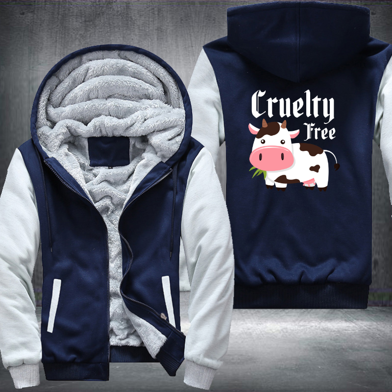 Cruelty Free Fleece Hoodies Jacket