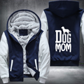 DOG MOM cute design Fleece Hoodies Jacket