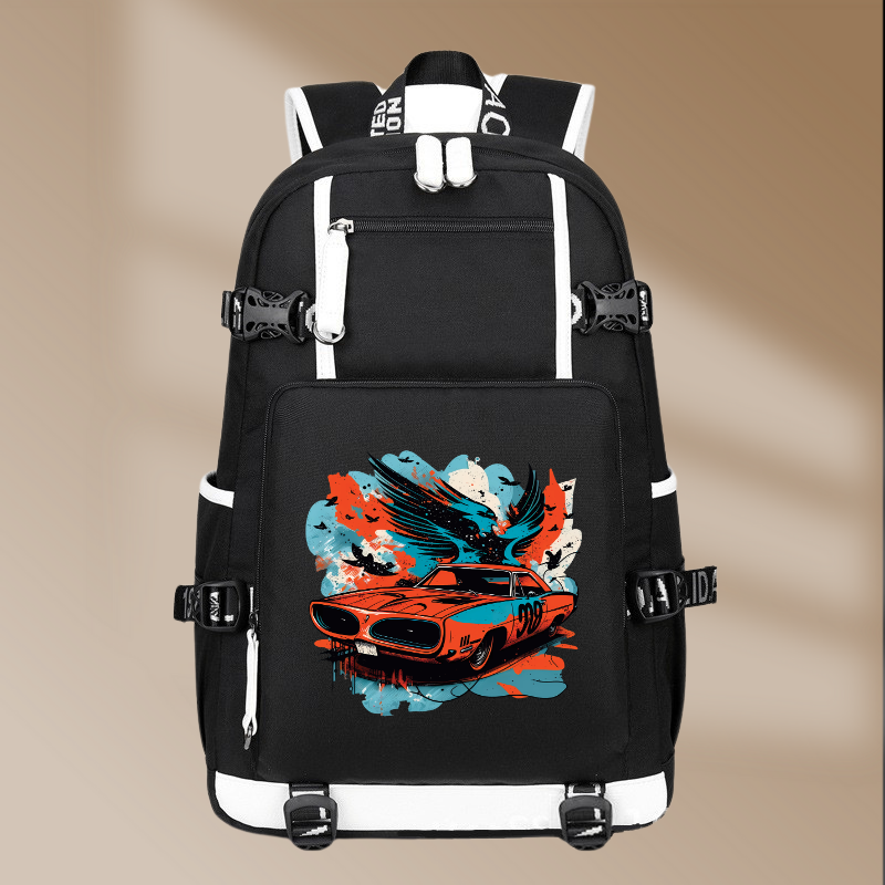 Plymouth Superbird 1970 Printing Canvas Backpack