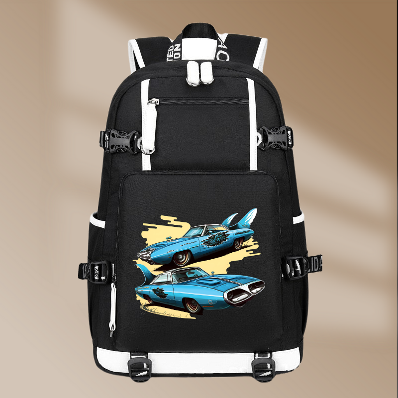 Plymouth Superbird 1970 Design Printing Canvas Backpack