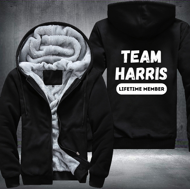 Team HARRIS Lifetime Member Family Fleece Hoodies Jacket
